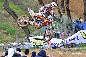 Cairoli in azione sul tracciato di Gioiella