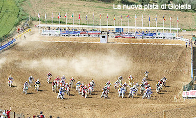La partenza del nuovo circuito motocross di Gioiella